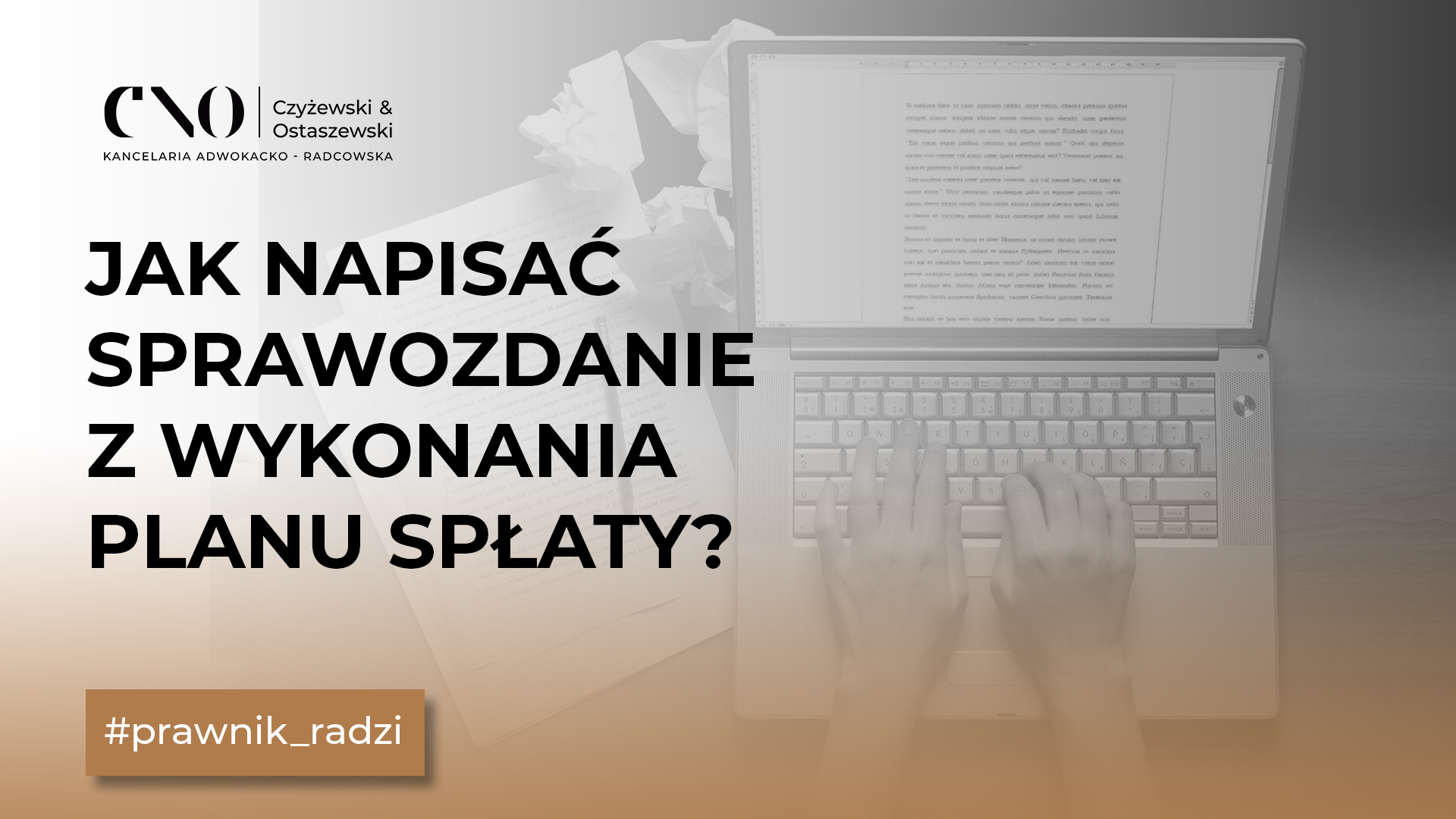 Jak napisać sprawozdanie z wykonania planu spłaty za 2024 rok?